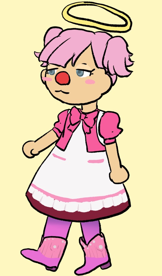 Commissioned portrait of an Animal Crossing villager character