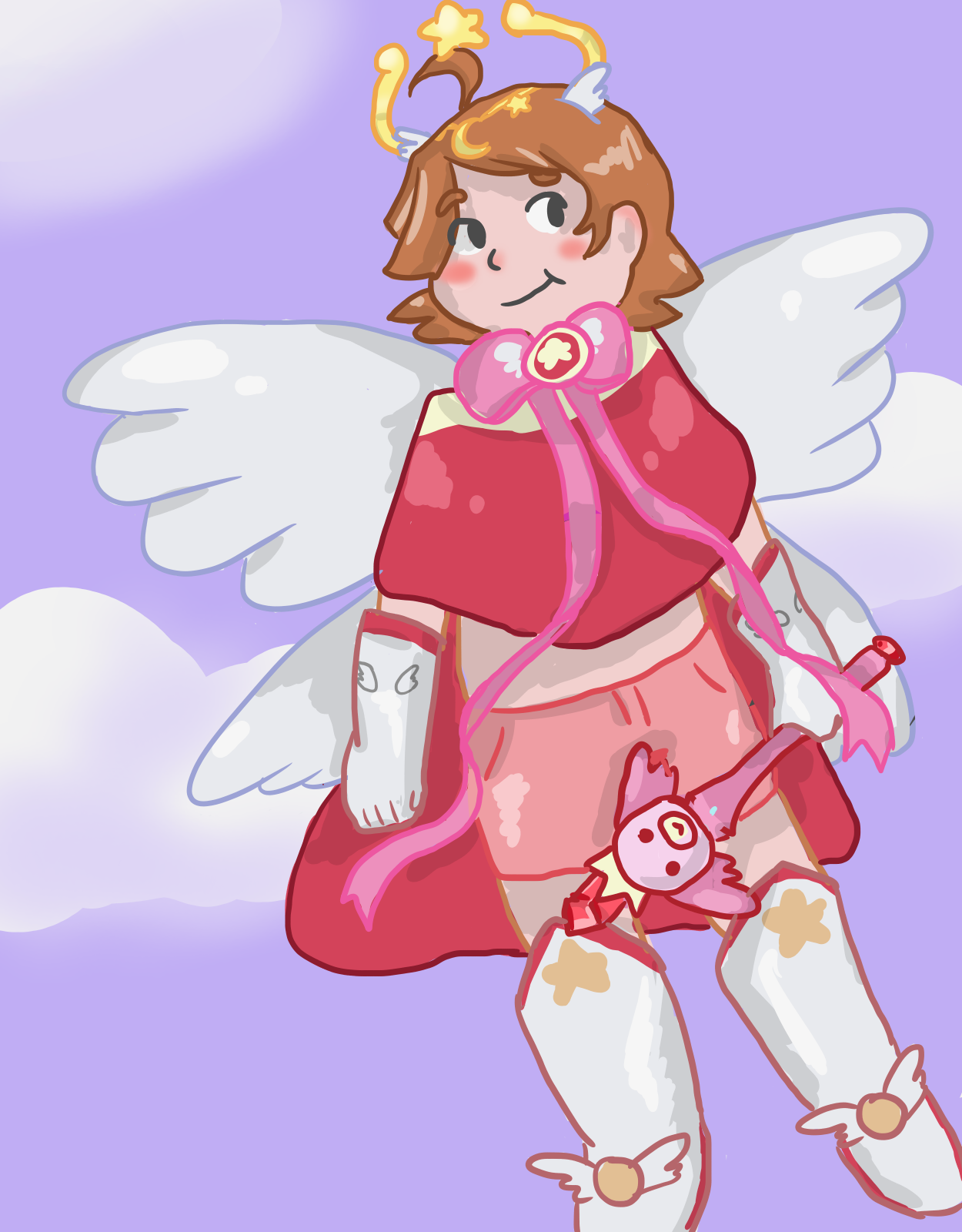 Fanart of Cloudworld Bee from Bee and PuppyCat
