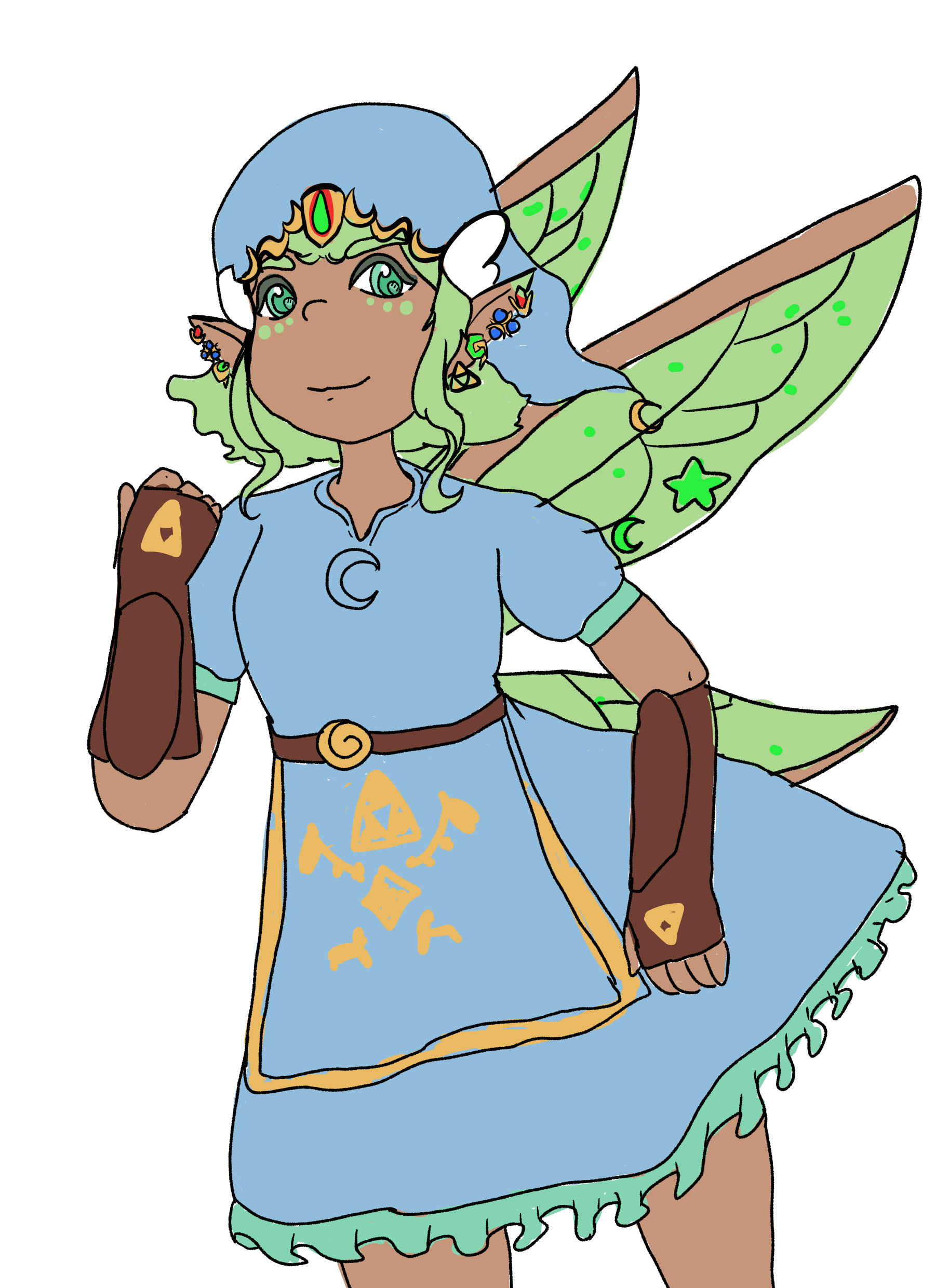 A fairy original character illustration